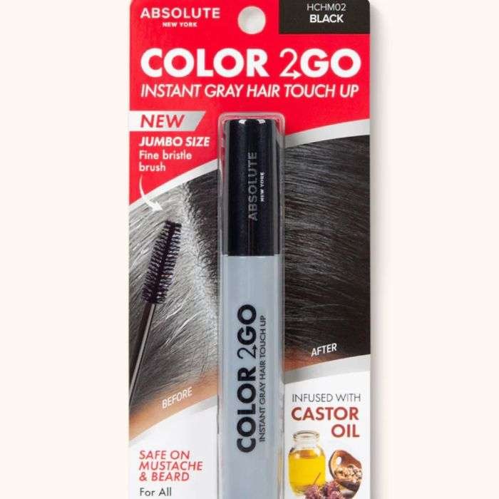 ABSOLUTE NEW YORK COUVRE RACINES COLOR 2 GO NOIR 12 G