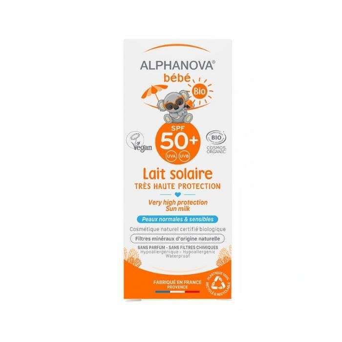 ALPHANOVA BEBE LAIT SOLAIRE SPF50+