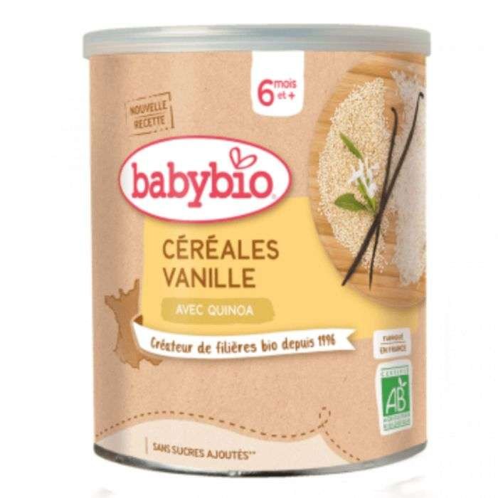 BABYBIO CEREALES VANILLE AVEC QUINOA 220G 6 MOIS ET +