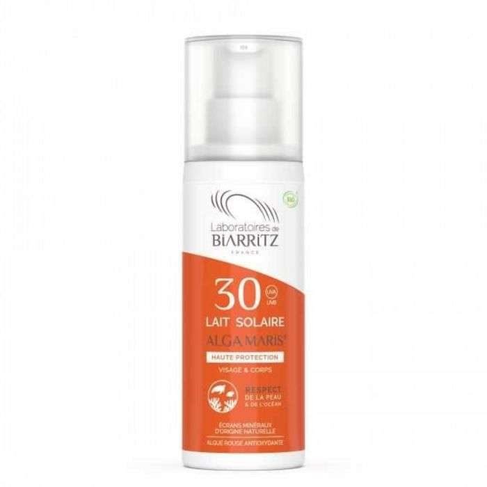 BIARRITZ ALGAMARIS LAIT SOLAIRE SPF30 CERTIFIE BIO