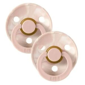 BIBS SET DE 2 SUCETTES BLUSH IVORY 6-18 MOIS