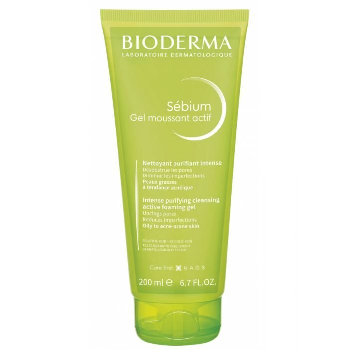 BIODERMA SEBIUM GEL MOUSSANT ACTIF 200 ML