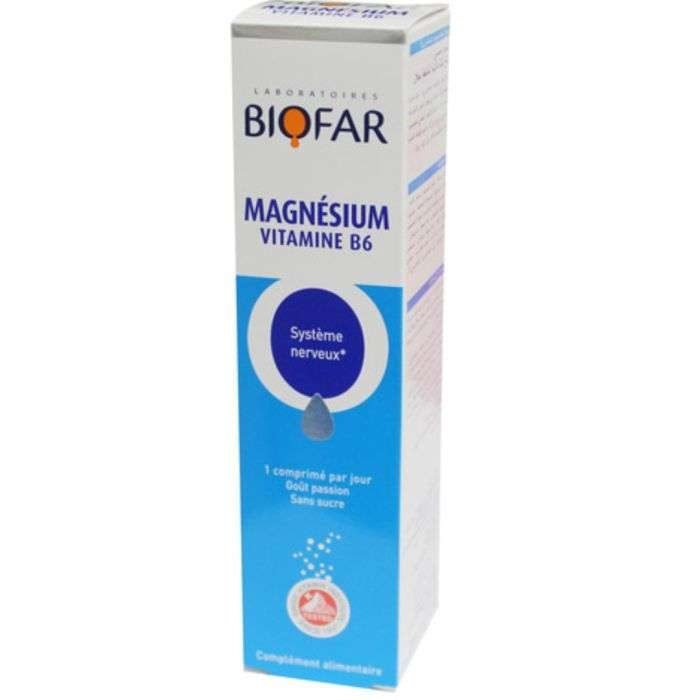 BIOFAR MAGNESIUM VITAMINE B6 - 20 CAPSULES