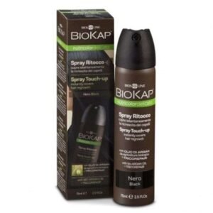 BIOKAP NUTRICOLOR DELICATO SPRAY RETOUCHE NOIR 75 ML
