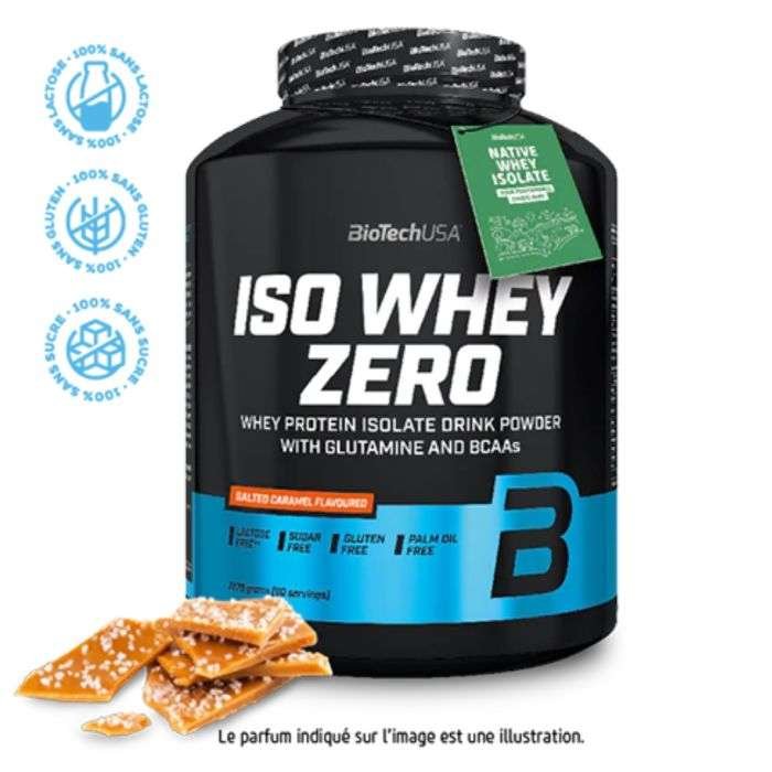 BIOTECHUSA ISO WHEY ZERO GOUT DE CARAMEL 2270 GRAMS