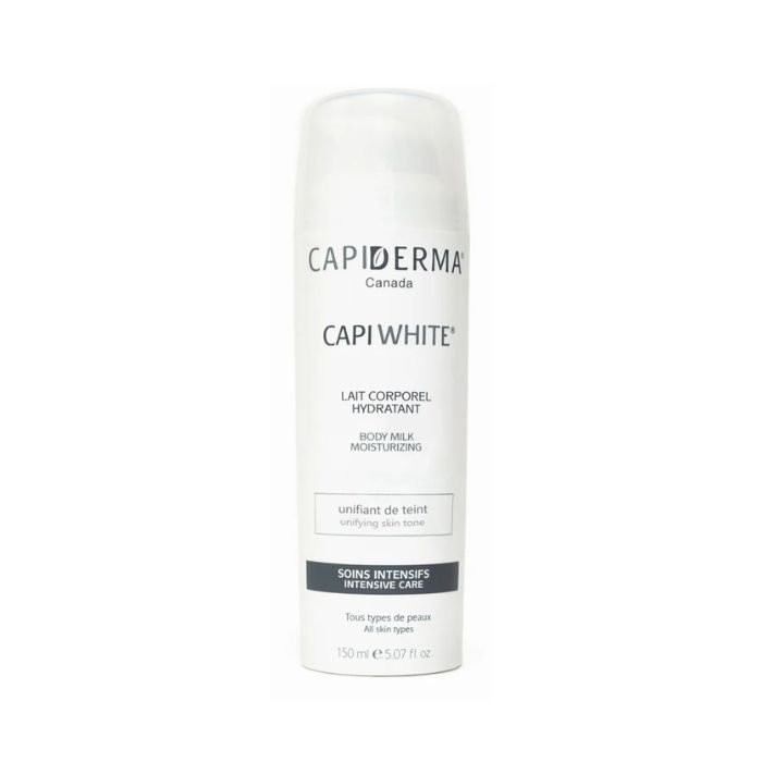 CAPIDERMA CAPIWHITE LAIT CORPOREL DÉPIGMENTANT INTENSIF HYDRATANT 150 ML SOINS INTENSIFS