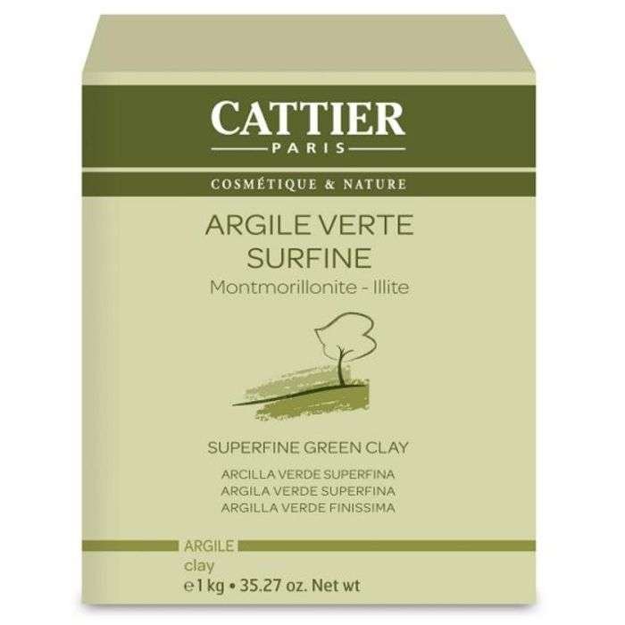 CATTIER ARGILE VERTE SURFINE 1 KG