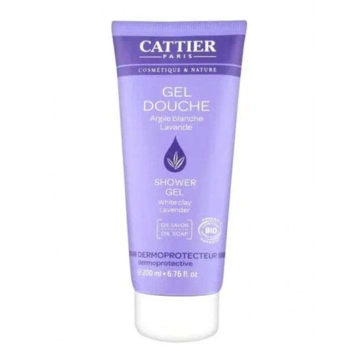 CATTIER GEL DOUCHE ARGILE BLANCHE LAVANDE 200 ML
