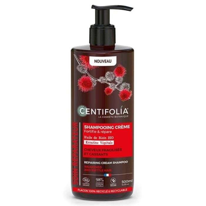 CENTIFOLIA SHAMPOOING CREME HUILE DE RICIN BIO 500 ML