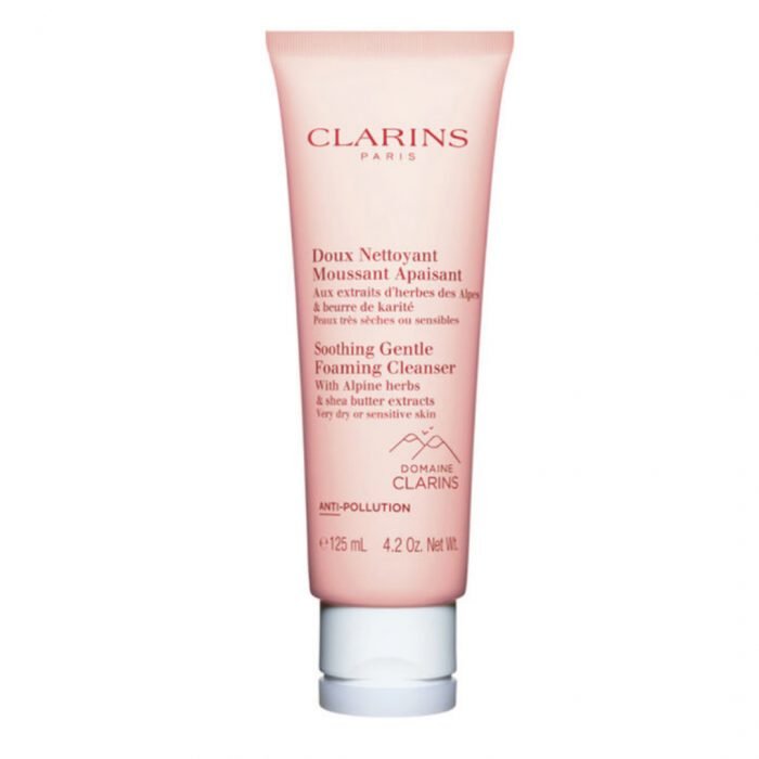 CLARINS DOUX NETTOYANT MOUSSANT APAISANT PEAUX SECHES OU SENSIBLES 125 ML