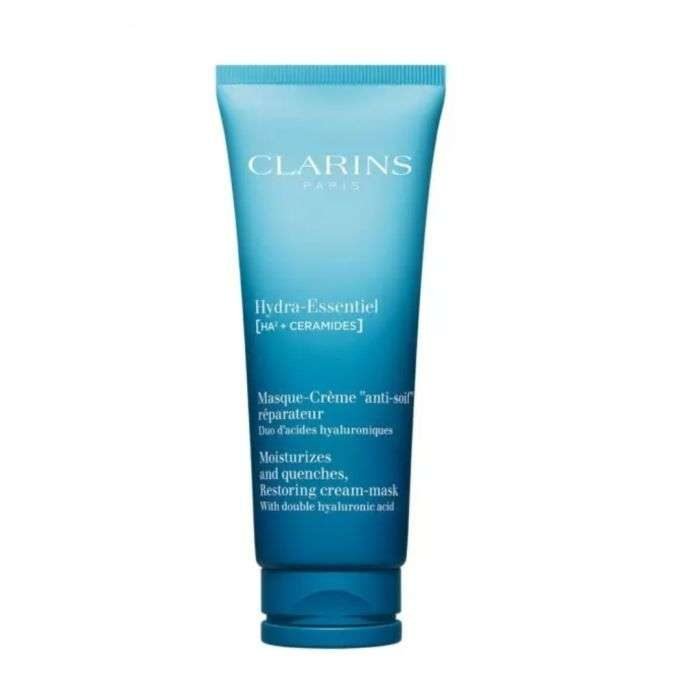 CLARINS HYDRA ESSENTIEL MASQUE CREME ANTI SOIF REPARATEUR DUO D'ACIDES HYALURONIQUE 75 ML