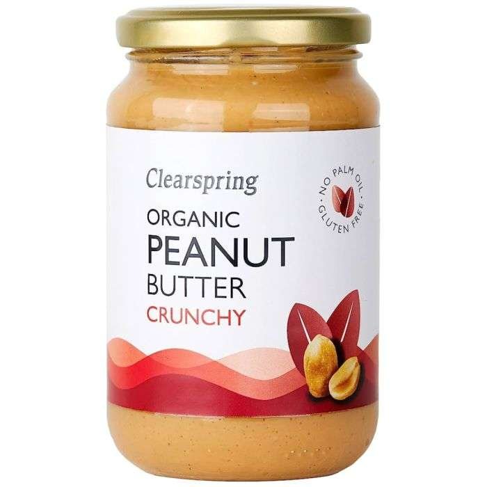 CLEARSPRING ORGANIC PEANUT BUTTER CRUNCHY 350 G