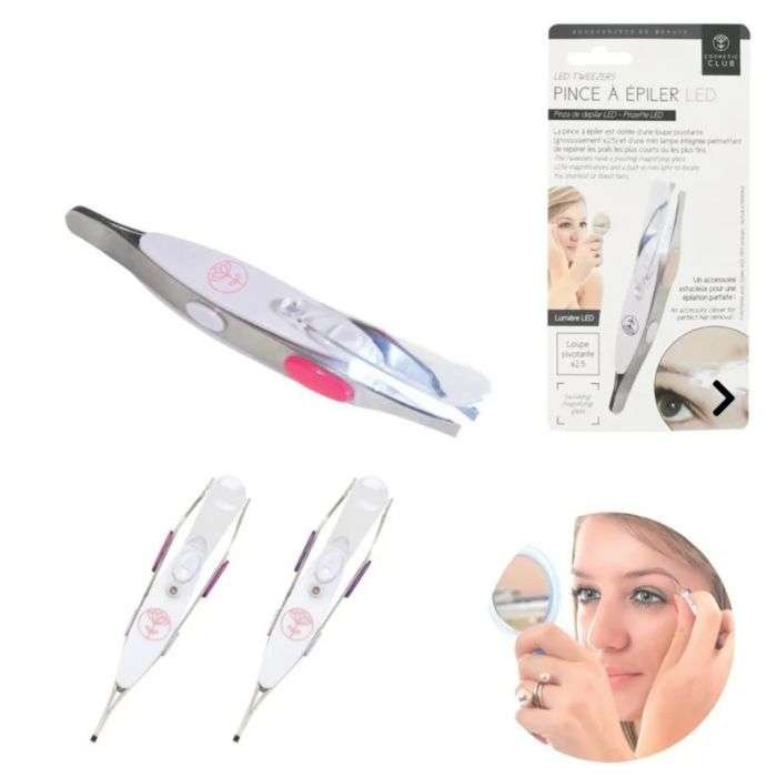 COSMETIC CLUB 1 PINCE A EPILER LED