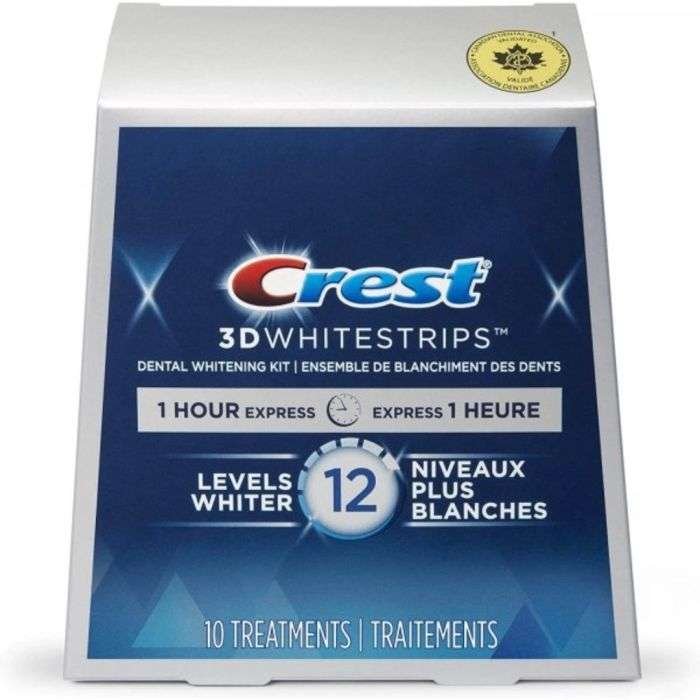 CREST 3D WHITESTRIPS NIVEAU 12 - 1 HEURE EXPRESSE