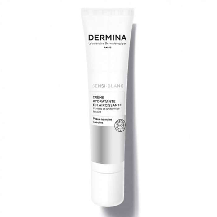 DERMINA SENSI BLANC CREME HYDRATANTE ECLAIRCISSANTE PEAUX NORMALES A SECHES 40 ML