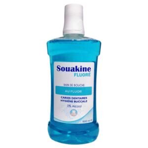 DERMO SOIN SOUAKINE FLUORE BAIN DE BOUCHE 500 ML