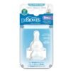 DR BROWNS TETINE COLE ETROIT NIVEAU 4 9MOIS+ PACK DE 2