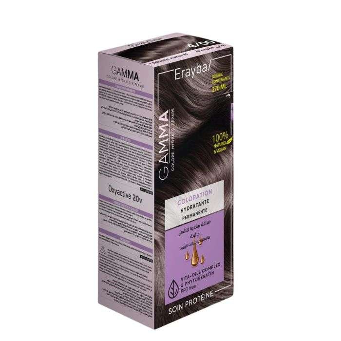 ERAYBA GAMMA COLORATION HYDRATANTE PERMANENTE N6-00 BLOND FONCE NATUREL