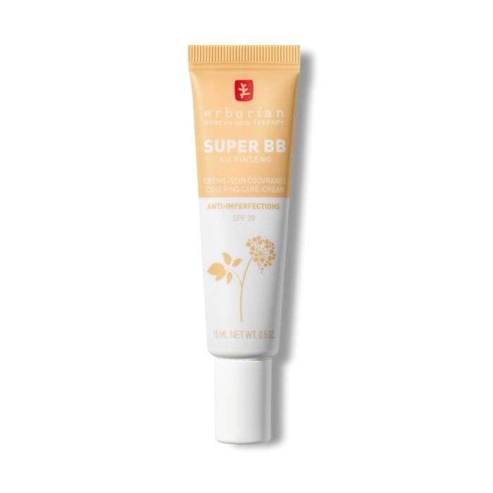 ERBORIAN SUPER BB CREME SOIN COUVRANTE SPF20 NUDE 15ML