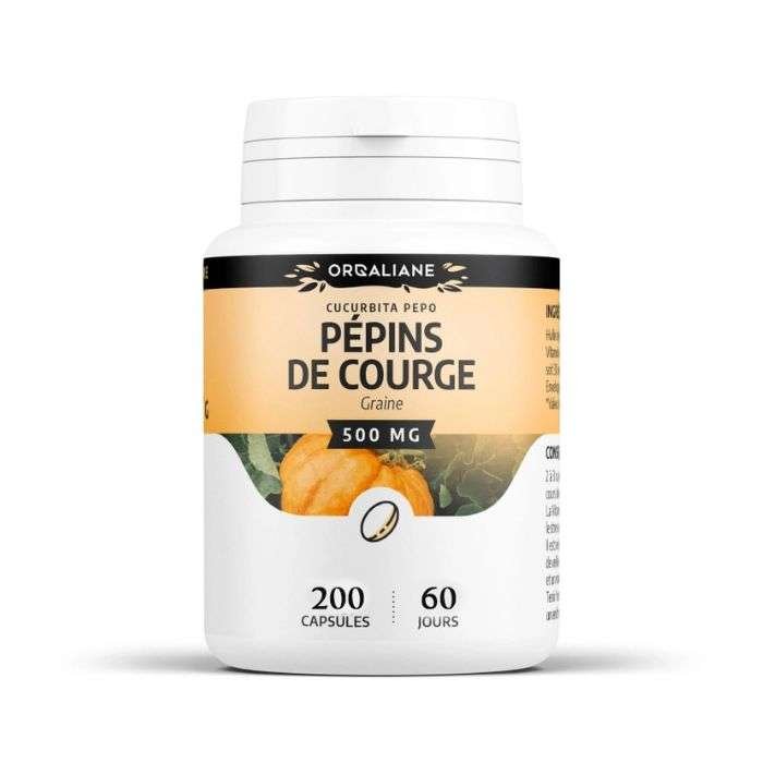 GPH PEPINS DE COURGE 500 MG 200 CAPSULES