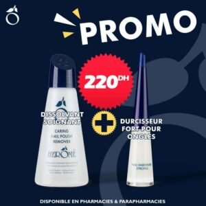 HEROME PACK DISSOLVANT SOIGNANT + DURCISSEUR FORT POUR ONGLES