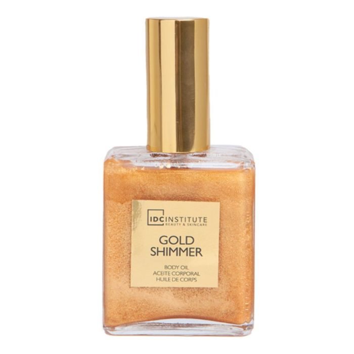 IDC INSTITUTE GOLD SHIMMER HUILE DE CORPS PAILLETEE 45 ML
