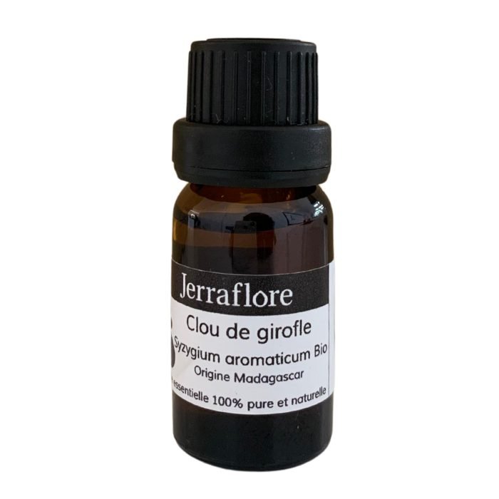 JERRAFLORE HUILE ESSENTIELLE CLOU DE GIROFLE SYZYGIUM AROMATICUM BIO 10 ML