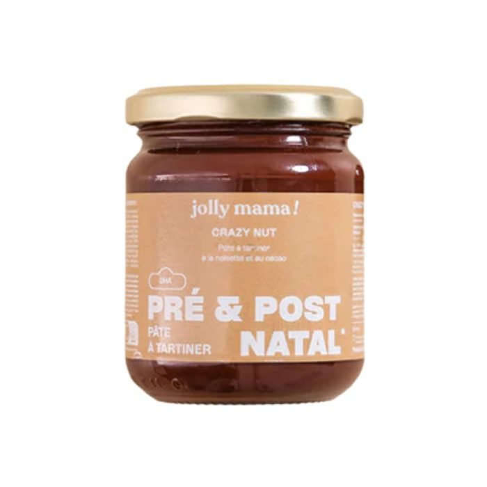 JOLLY MAMA CRAZY NUT PATE A TARTINER PRE ET POST NATAL 220 G