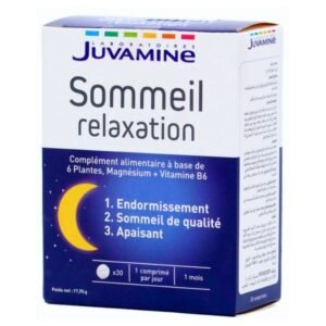 JUVAMINE SOMMEIL RELAXATION VITAMINE B 6 PLUS MAGNESIUM 30 COMPRIMES