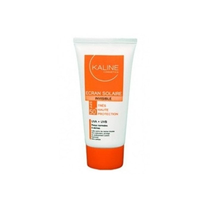 KALINE ECRAN SOLAIRE INVISIBLE SPF 50+ PEAUX NORMALES A SECHES 50 ML