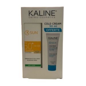 KALINE K SUN PACK CREME FLUIDE TEINTE NATURELLE CLAIRE 50 ML + COLD CREAM K AQUA 50 ML OFFERTE
