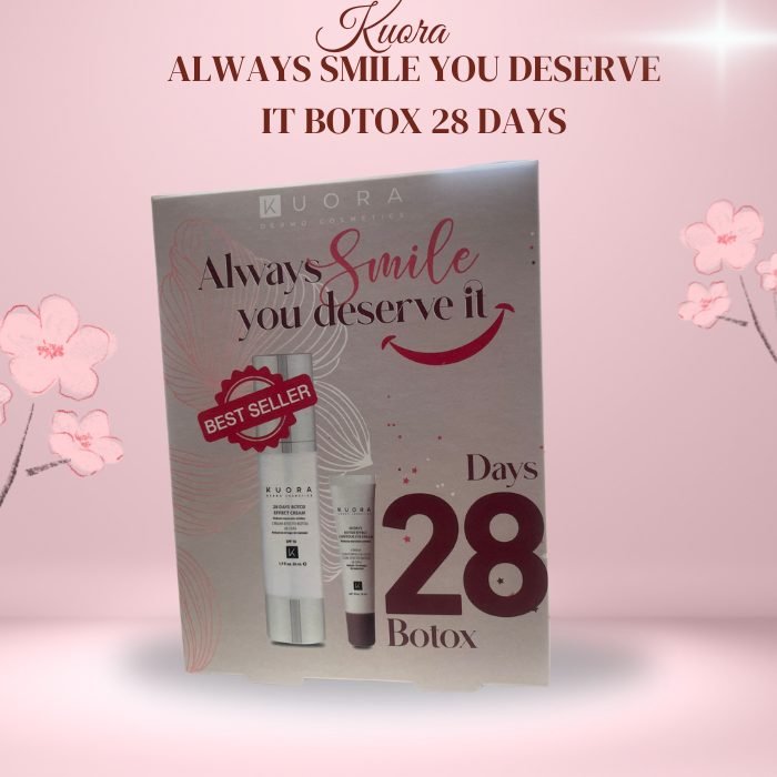 KUORA COFFRET ALWAYS SMILE YOU DESERVE IT BOTOX 28 DAYS