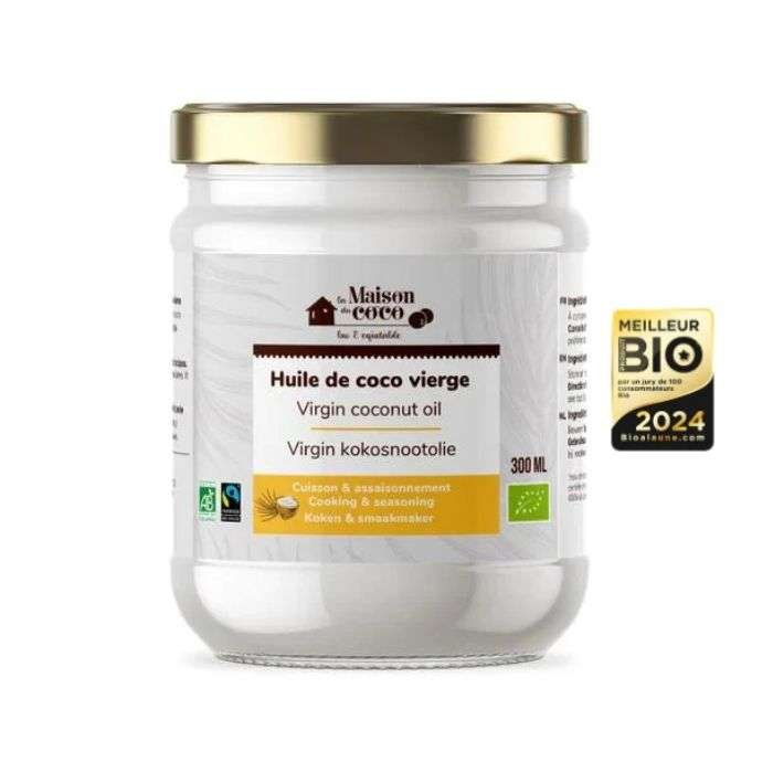LA MAISON DU COCO HUILE DE COCO VIERGE 300 ML