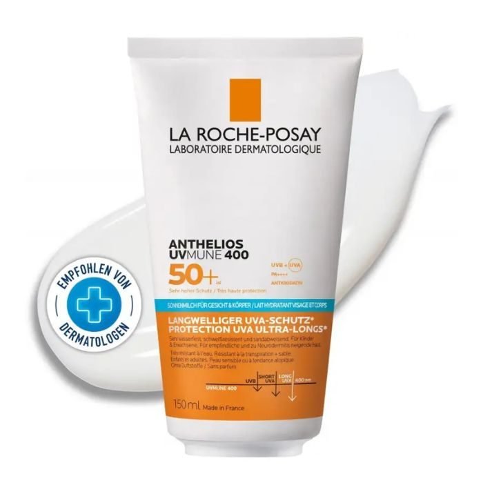 LA ROCHE POSAY ANTHELIOS UVMUNE 400 LAIT HYDRATANT VISAGE ET CORPS SPF50+ 150ML