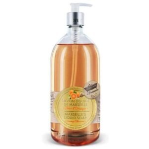 LES PETITS BAINS DE PROVENCE SAVON LIQUIDE DE MARSEILLE FLEUR D'ORANGER 1 LITRE