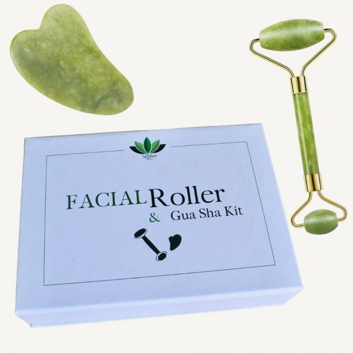 LOTUS BIO KIT ROULEAU DE JADE + GUA SHA