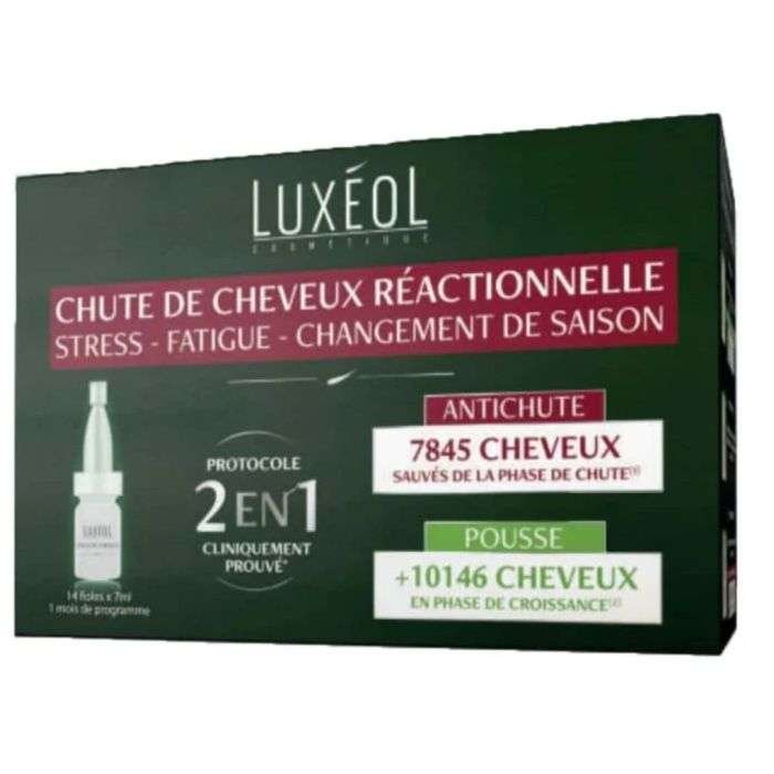 LUXEOL AMPOULES ANTI CHUTE REACTIONNELLE 14 FIOLES*7ML