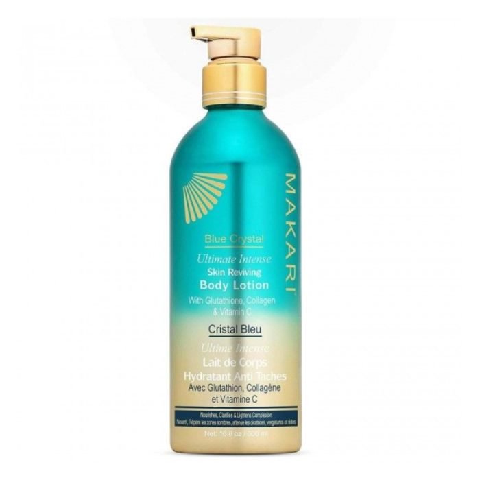 MAKARI CRISTAL BLEU ULTIME INTENSE LAIT DE CORPS HYDRATANT ANTI TACHES 500 ML