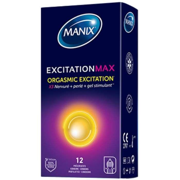 MANIX EXCITATION MAX ORGASMIC EXCITATION 12 preservatifs