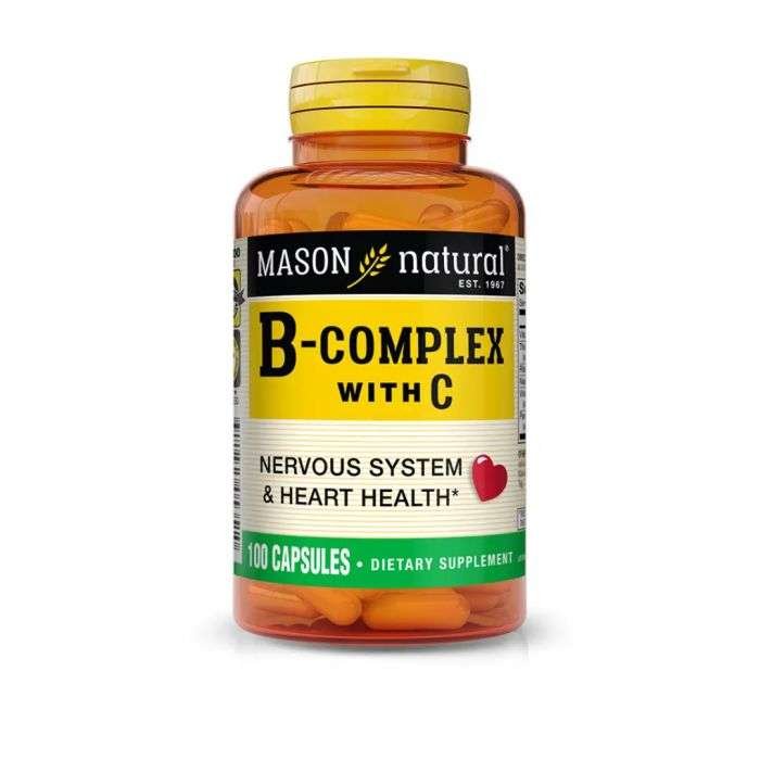 MASON NATURAL B COMPLEX AVEC VITAMINE C 100 CAPSULES