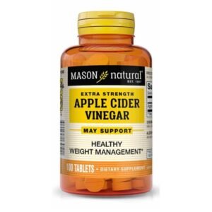 MASON NATURAL EXTRA STRENGTH APPLE CIDER VINEEGAR 100 COMPRIMES