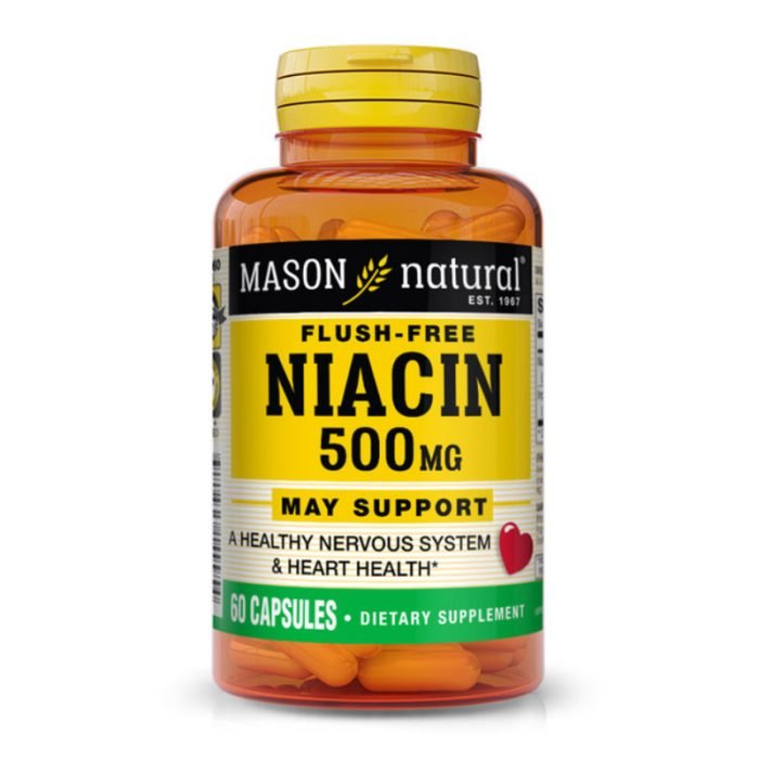 MASON NATURAL FLUSH FREE NIACIN 500 MG 60 CAPSULES