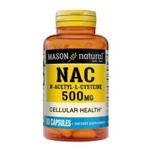 MASON NATURAL NAC N ACETYL L CYSTEINE 500 MG 60 CAPSULES