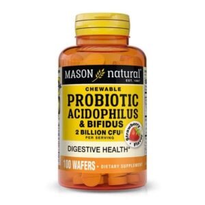 MASON NATURAL PROBIOTIC ACIDOPHILUS GOUT FRAISE 100 GAUFRETTES