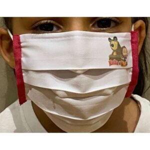 MASQUE ENFANT EN TISSU OURS