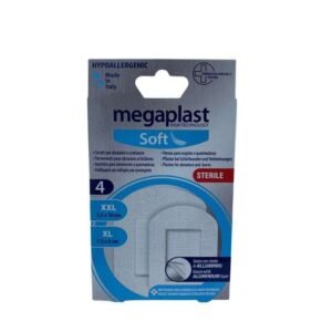 MEGAPLAST SOFT PANSEMENT POUR ABRASIONS ET BRULURES PACK DE 4