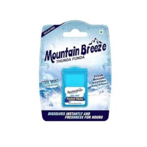 MOUNTAIN BREEZE POCKET PACKS 24 BANDES DE MENTHE FRAICHE