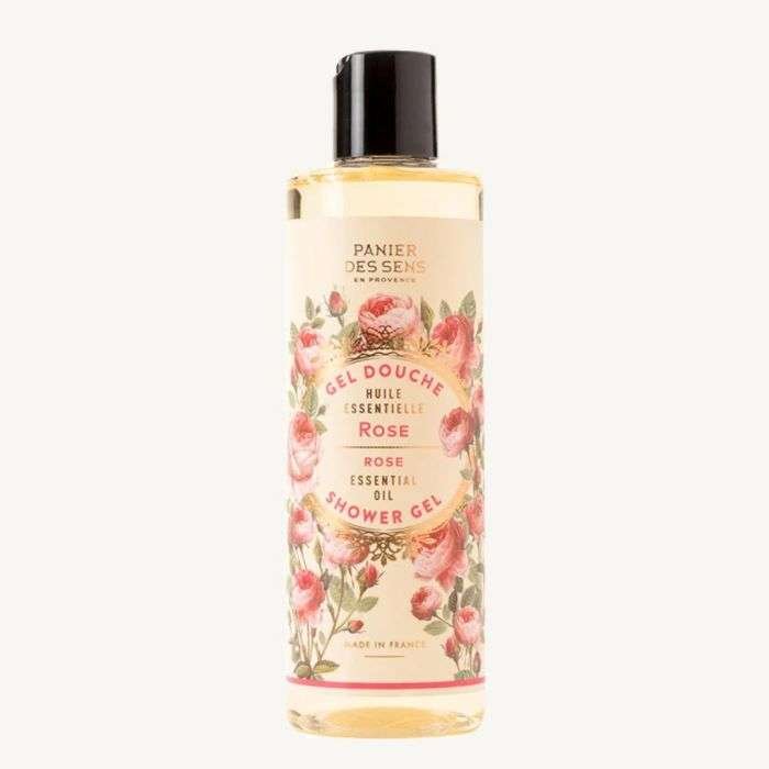 PANIER DES SENS GEL DOUCHE HUILE ESSENTIELLE ROSE 250 ML