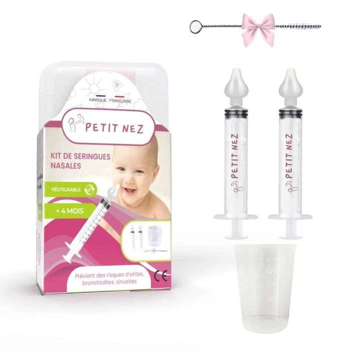 PETIT NEZ KIT DE SERINGUES NASALES + 4 M