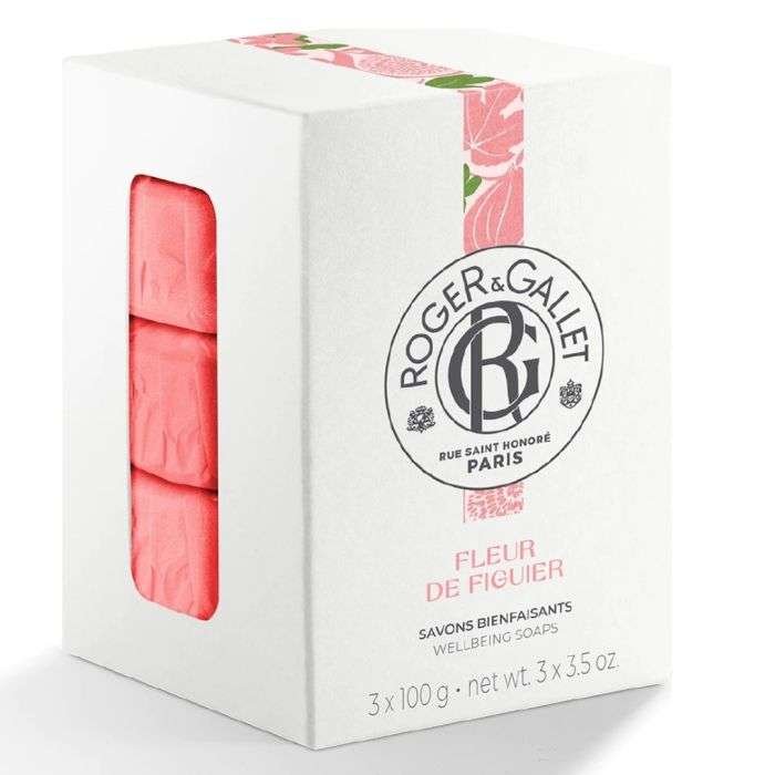 ROGER ET GALLET COFFRET SAVONS BIENFAISANTS 300 G FLEUR DE FIGUIER
